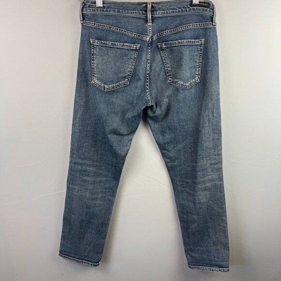 Citizens of Humanity Emerson Slim Boyfriend Embroidered Denim Jeans Size 26 Boho - Picture 9 of 12